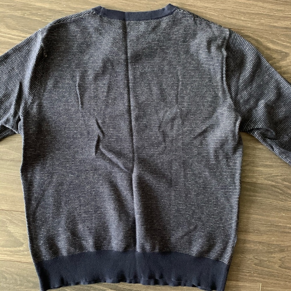 J.Crew Cotton-Cashmere Pique Crew Sweater Medium